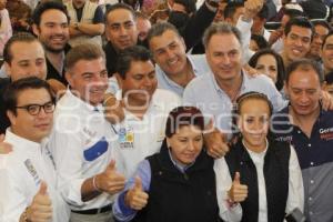 CANDIDATOS PUEBLA UNIDA REUNIÓN CON MAESTROS