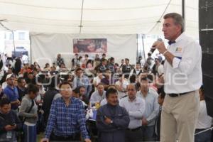 CANDIDATOS PUEBLA UNIDA REUNIÓN CON MAESTROS