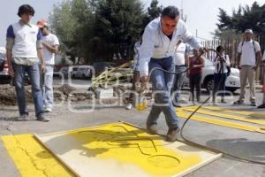 FRANCO RODRÍGUEZ REALIZA PINTA DE CEBRAS