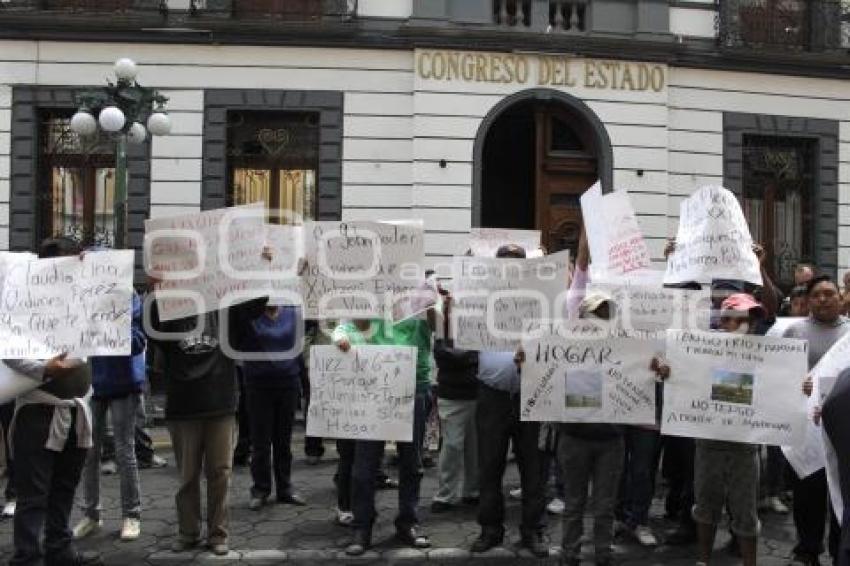 MANIFESTACIÓN HABITANTES XILOTZONI