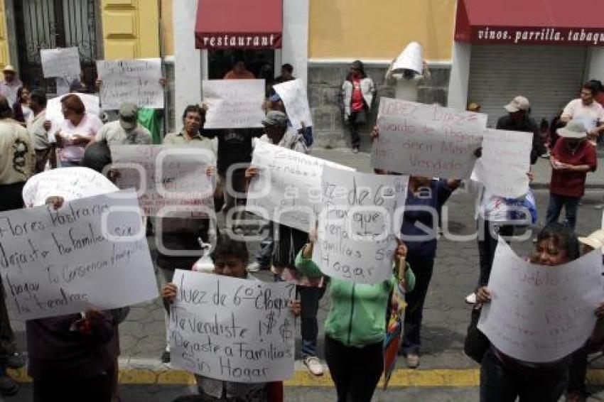 MANIFESTACIÓN HABITANTES XILOTZONI