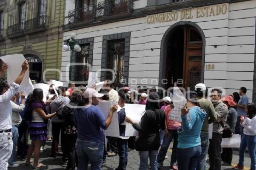 MANIFESTACIÓN  HABITANTES XILOTZONI