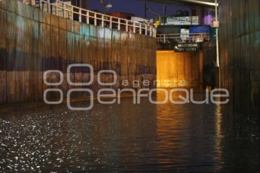 INUNDACIÓN DEL PUENTE DE LA CAPU