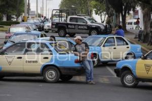 MANIFESTACIÓN TAXISTAS TEHUITZINGO
