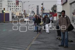 MANIFESTACIÓN . CAJEROS DEL RUTA