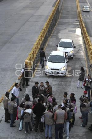 MANIFESTACIÓN . CAJEROS DEL RUTA