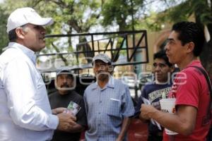 FRANCO RODRÍGUEZ RECORRE LA 18 ORIENTE