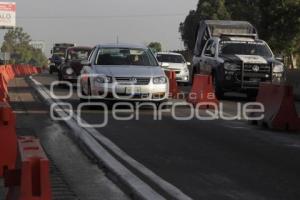 TRÁFICO EN AUTOPISTA POR OBRAS