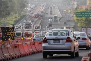 TRÁFICO EN AUTOPISTA POR OBRAS