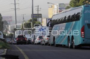 TRÁFICO EN AUTOPISTA POR OBRAS