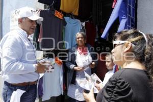FRANCO RODRÍGUEZ RECORRE LA 18 ORIENTE