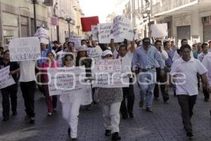 MANIFESTACIÓN EN CONTRA DEL METROBÚS