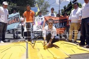FRANCO RODRÍGUEZ Y LAURA BALLESTEROS REALIZAN PINTA DE CEBRAS
