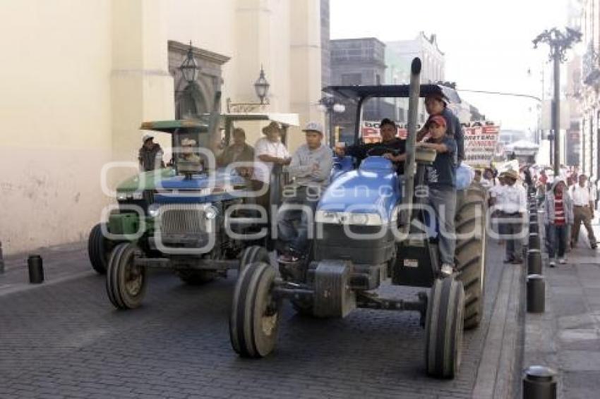 MANIFESTACIÓN ORGANIZACIONES CAMPESINAS Y MOTOTAXIS