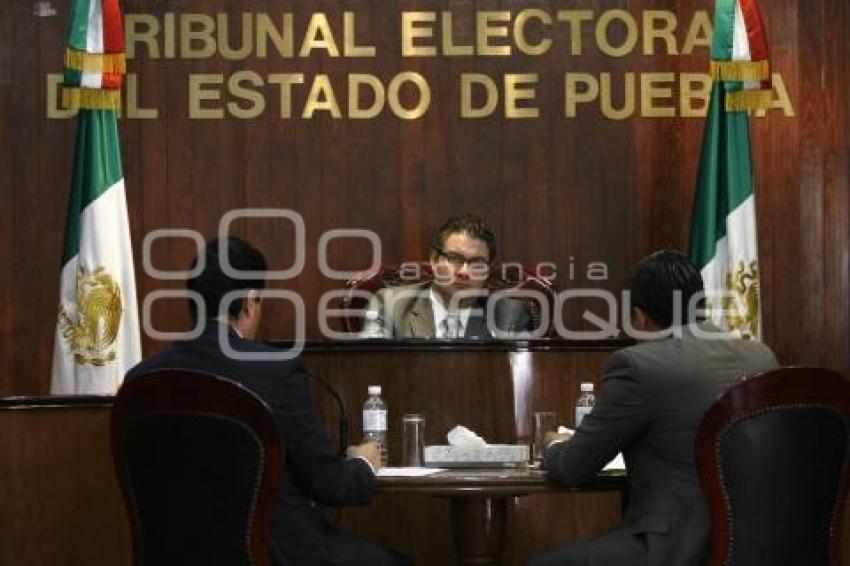 SESIÓN DEL TRIBUNAL ELECTORAL DEL ESTADO DE PUEBLA