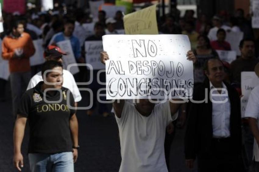 MANIFESTACIÓN EN CONTRA DEL METROBÚS