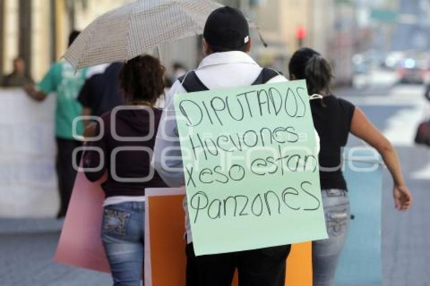 MANIFESTACIÓN EN CONTRA DEL METROBÚS