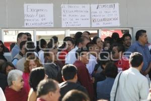 MANIFESTACIÓN DE MAESTROS EN LA SEP