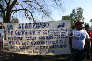 MANIFESTACIÓN CAMPESINOS  Y MOTOTAXISTAS