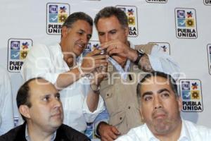 FRANCO RODRÍGUEZ ACOMPAÑÓ A TONY GALI AL TÉRMINO DEL DEBATE