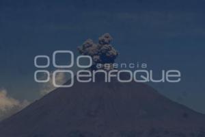 PEQUEÑA EXPLOSIÓN DEL POPOCATÉPETL