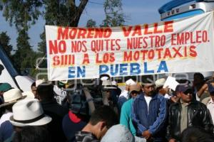 MANIFESTACIÓN CAMPESINOS  Y MOTOTAXISTAS