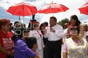 ENRIQUE AGÜERA RECORRE SAN PABLO XOCHIMEHUACAN