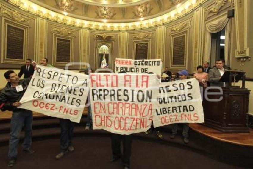 MANIFESTACIÓN EN EL PLENO DEL CONGRESO