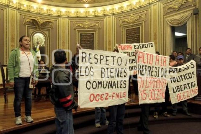 MANIFESTACIÓN EN EL PLENO DEL CONGRESO