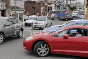 TRÁFICO POR OBRAS EN ZONA PLAZA CRYSTAL