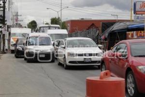 TRÁFICO POR OBRAS EN ZONA PLAZA CRYSTAL