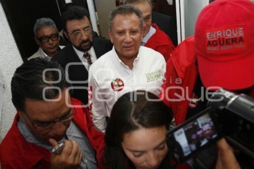 ENRIQUE AGÜERA CON COMERCIANTES DEL CENTRO HISTÓRICO