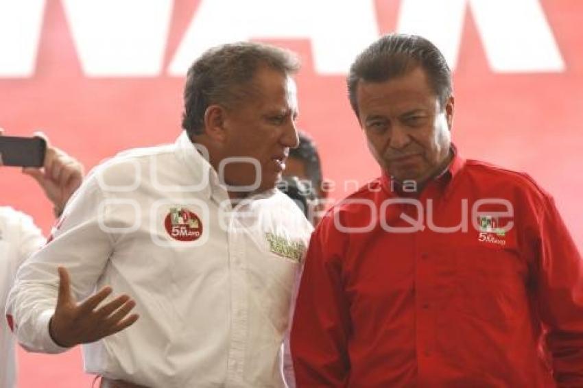 CÉSAR CAMACHO RESPALDA A CANDIDATOS 5 DE MAYO