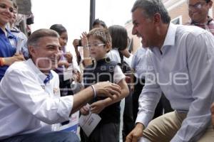 FRANCO RODRÍGUEZ Y TONY GALI RECORREN CALLES DEL CENTRO HISTÓRICO