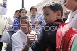 TONY GALI Y FRANCO RODRÍGUEZ RECORREN CALLES DEL CENTRO HISTÓRICO