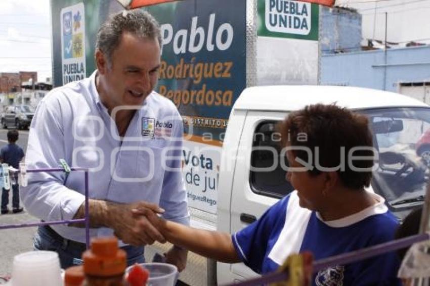 PABLO RODRIGUEZ CANDIDATO DISTRITO 14 PUEBLA UNIDAD COLONIA AZCARATE