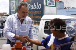 PABLO RODRIGUEZ  CANDIDATO DISTRITO 14 PUEBLA UNIDAD COLONIA AZCARATE