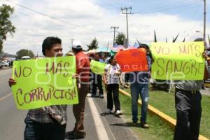 MANIFESTACIÓN TIANGUISTAS SAN MARTÍN