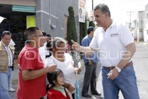 FRANCO RODRÍGUEZ RECORRE COLONIA MÁRTIRES DEL TRABAJO