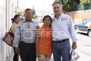 PABLO RODRIGUEZ  CANDIDATO DISTRITO 14 PUEBLA UNIDAD COLONIA ALSESECA