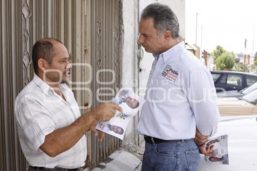 PABLO RODRIGUEZ CANDIDATO DISTRITO 14 PUEBLA UNIDAD COLONIA ALSESECA