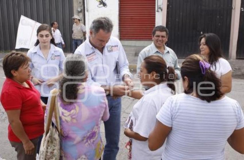 PABLO RODRIGUEZ CANDIDATO DISTRITO 14 PUEBLA UNIDAD COLONIA ALSESECA