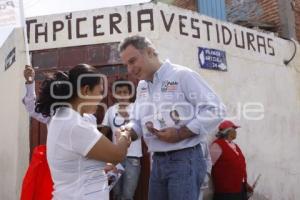 PABLO RODRIGUEZ  CANDIDATO DISTRITO 14 PUEBLA UNIDAD COLONIA ALSESECA