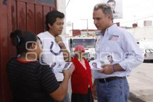 PABLO RODRIGUEZ  CANDIDATO DISTRITO 14 PUEBLA UNIDAD COLONIA ALSESECA