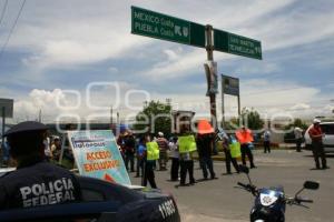 MANIFESTACIÓN TIANGUISTAS SAN MARTÍN