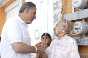 FRANCO RODRÍGUEZ RECORRE COLONIA MÁRTIRES DEL TRABAJO