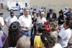 FRANCO RODRÍGUEZ RECORRE COLONIA MÁRTIRES DEL TRABAJO