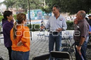 PABLO RODRIGUEZ  CANDIDATO DISTRITO 14 PUEBLA UNIDAD EN LOMAS DE SAN ALFONSO