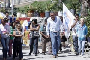 FRANCO RODRÍGUEZ RECORRE COLONIA LOMAS 5 DE MAYO