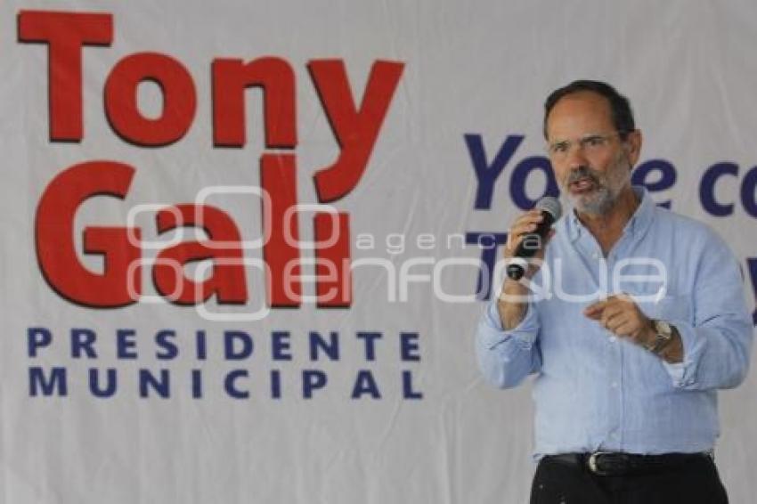 ANTONIO GALI CANDIDATO DE LA COALICIÓN PUEBLA UNIDA